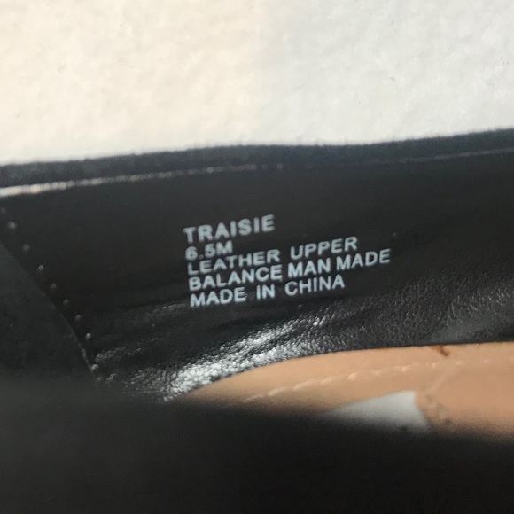 Classic Black Suede Pump Platform Heels “Traisie” - Picture 8 of 8